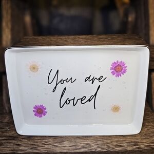 NEW Handmade Ceramic & Resin Jewelry Plate